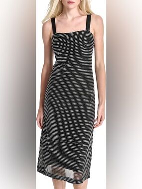 sachin and babi light blue dress Izabel London Floral Tie Waist High Neck Midi Dress